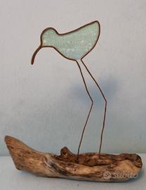 Uccelli acquatici in filo di Kraft 