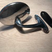 specchio retrovisore circolare cromato auto epoca