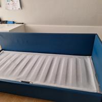 letto singolo con contenitore