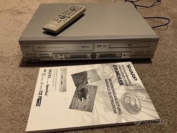 Sharp lettore combo vhs- dvd DV NC65S