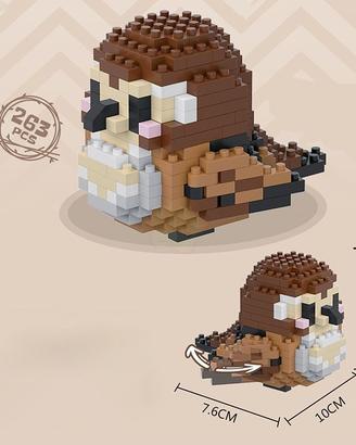Costruzioni Brick CIVETTA Edvige 263 Pezzi 🪄🦉