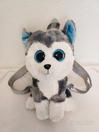 Zainetto peluche occhioni - Husky