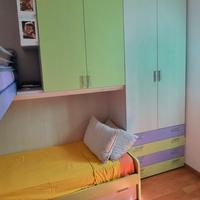 cameretta Zalf a ponte ad angolo con soppalco