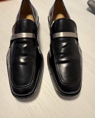 Mocassini in pelle Salvatore Ferragamo tg 44
