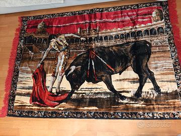 Tappeto vintage in ciniglia corrida