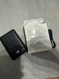 Power bank 10000 mAh ricarica veloce display digit