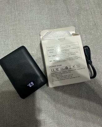 Power bank 10000 mAh ricarica veloce display digit