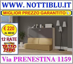 Letto a Scomparsa DOLLY O 1p&1/2 12 rateTASSO ZERO