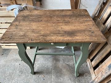 TAVOLO RUSTICO IN LEGNO PER TRULLI O MASSERIE