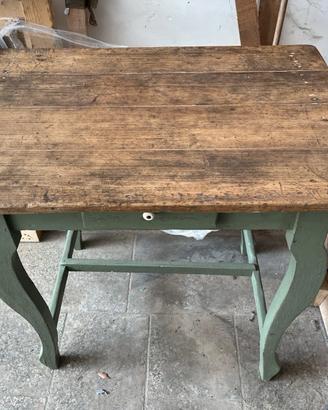 TAVOLO RUSTICO IN LEGNO PER TRULLI O MASSERIE