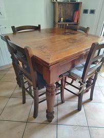 tavolo in legno antico (allungabile)