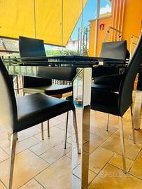 Tavolo calligaris e sedie