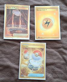 Carte pokemon oro Bacino di Magma + altre  2