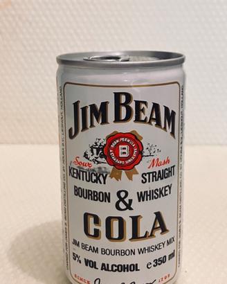 Lattina Jim Beam Bourbon & Cola 350 ml anno 1976
