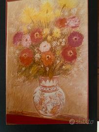 Arte- Michele Cascella - vaso di fiori