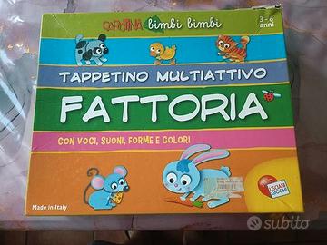 Tappetino multiattivo della fattoria