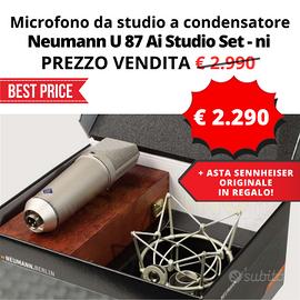 Microfono Professionale Neumann U87Ai Studio Set