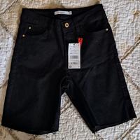 pantaloncini jeans neri TG 40