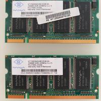 SO-DIMM  Nanya 2x256 Mb DDR 333