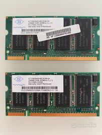 SO-DIMM  Nanya 2x256 Mb DDR 333