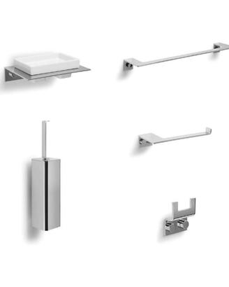SET COMPLETO ACCESSORI BAGNO LINEA CAMELIA