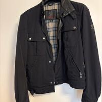 Giubbino nero uomo belstaff