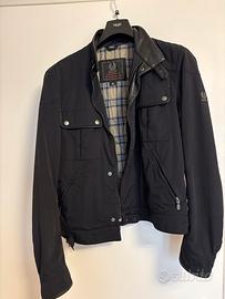 Giubbino nero uomo belstaff