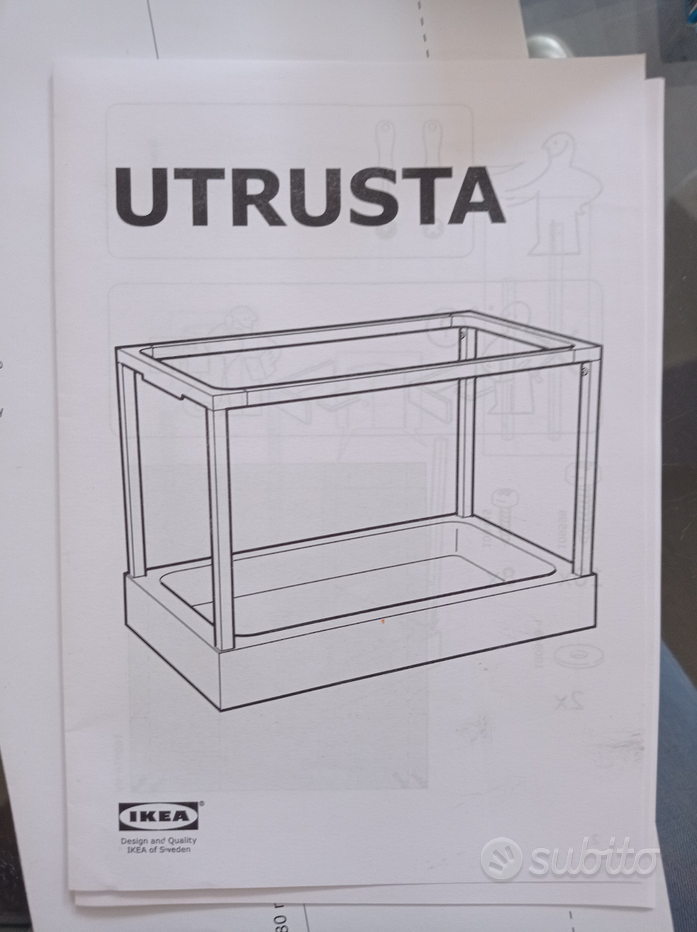 HÅLLBAR Struttura estraib raccolta differen, grigio chiaro - IKEA