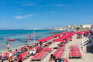 Gallipoli spiaggia a piedi libero 4 18 luglio agos