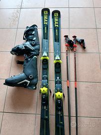 Set sci,scarponi racchette Salomon