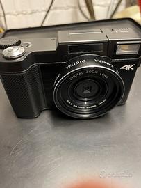 Vlog camera 4k videocamera e fotocamera