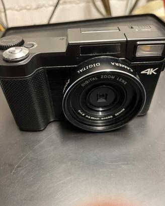 Vlog camera 4k videocamera e fotocamera