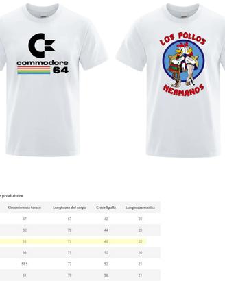 2x Tshirt Divertenti Uomo Cotone Nuove Taglia L