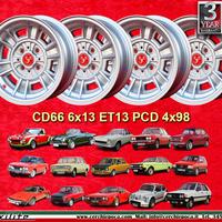 4 pz cerchi Fiat Lancia Autobianchi Cromodora CD66