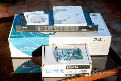 Interfaccia audio prof. MOTU 24 I/O + PCI-424