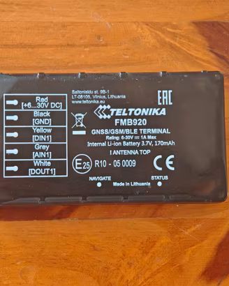 Localizzatore GPS / Tracker Auto Teltonika FMB920