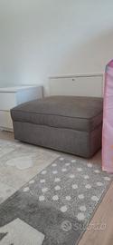 pouf color grigio