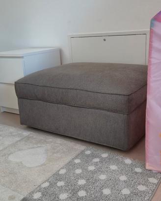 pouf color grigio