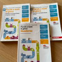 Libri di Grammatica PAROLE E TESTI IN GIOCO