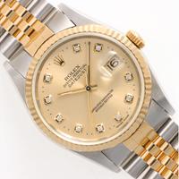 Rolex Datejust 16233 Champagne Brilli Anno 1998