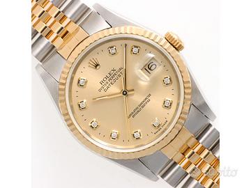 Rolex Datejust 16233 Champagne Brilli Anno 1998