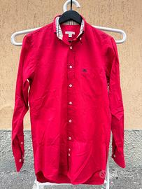 Burberry London Camicia Rossa Uomo XS