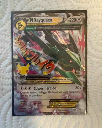 Carta Pokemon mega Rayquaza