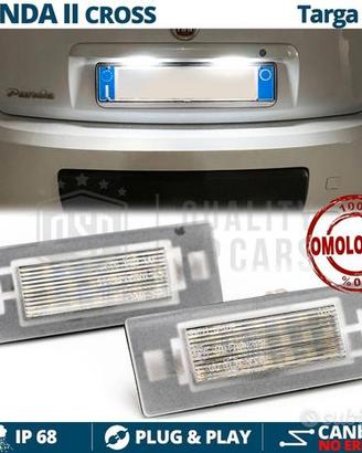 Placchette Luci TARGA LED PER Fiat PANDA 2 CROSS