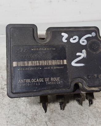 CENTRALINA ABS PEUGEOT 206 1° Serie 10.0970-1114.