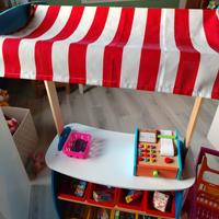 gioco negozio in legno con accessori, non spedisco