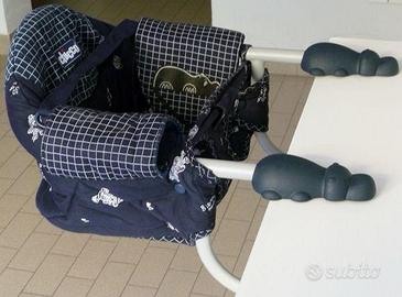 Seggiolino da Tavolo Portatile Chicco Blu e borsa