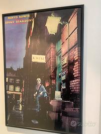 David Bowie Ziggy Stardust quadro con poster