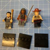 3 minifigure The Walking Dead compatibili Lego