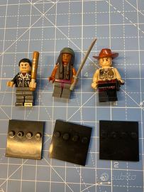 3 minifigure The Walking Dead compatibili Lego